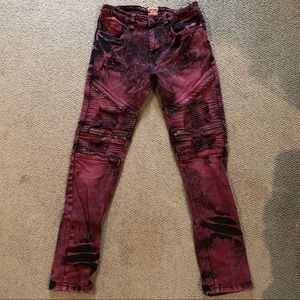 Buckle Moto Jeans, Men’s 30